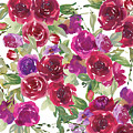Whimsical Red Roses Floral Design